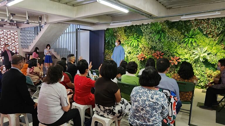 Ibadah Baptisan perdana di gedung Grha Amal Kasih (25 September 2022)