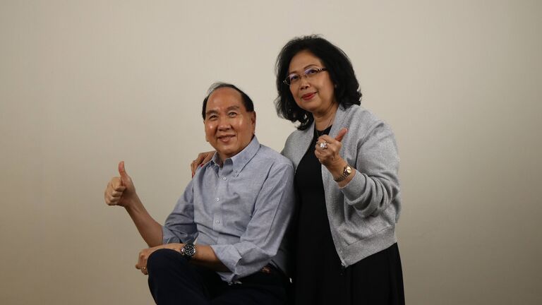 Pdt Sutadi Rusli dan Pdp Fanny Rusli di Grha Amal Kasih pada 16 Juni 2024.