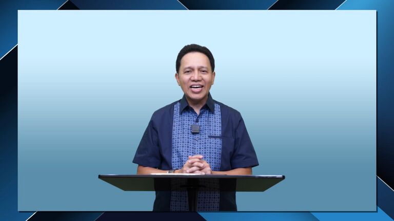 Pdt Pieter Faraknimella menyampaikan khotbah dalam Ibadah Online GBI Rayon 7, Minggu, 02 Mei 2021